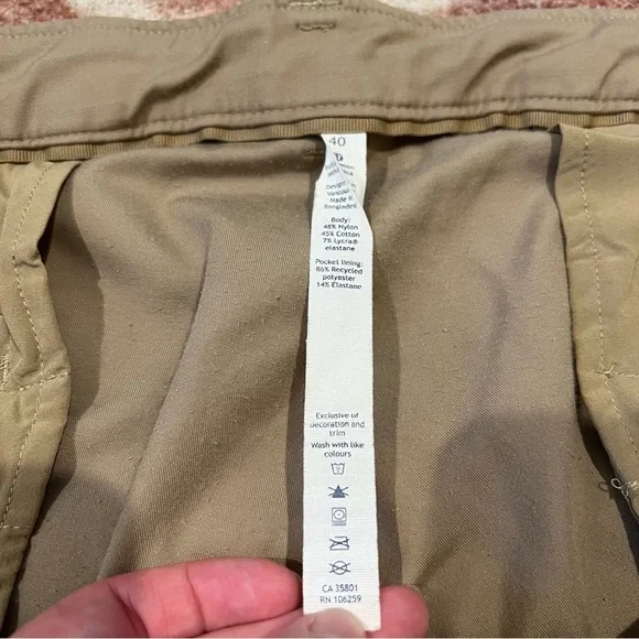 Lululemon Men’s Commission Pant Classic Qwick Chino 28” - Picture 8 of 11